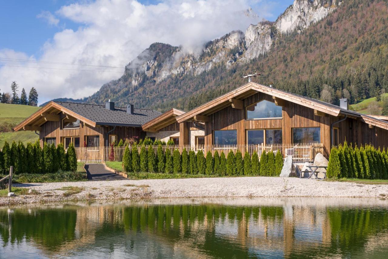 Narzenhof Wellness Chalets, Familien & Luxus Apartments Am Bauernhof سانكت يوهان ان تيرو المظهر الخارجي الصورة